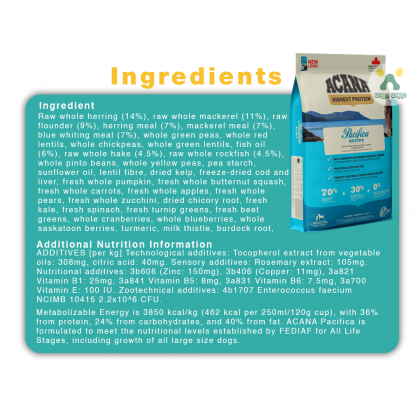Acana pacifica dog 2 kg sales
